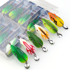 Esca da Pesca in Silicone per Acque Superficiali, 13g, Miglior Esca a Forma di Rana 3D per <span class=keywords><strong>Bass</strong></span> - Product Image 2