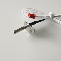 Sensor de Temperatura con Brida Redonda de Longitud Personalizada, PT1000 RTD, Acero Inoxidable, para Sistema de Bomba de Calor