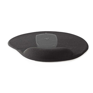 Black Gel <b>Mouse</b> Pad With Wrist Rest Support For Comfortable Computer Use - Product Image 3