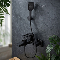 Meilleure vente Ensemble de robinet mural en laiton Robinet de salle de bain et robinets de douche pour baignoire Ensemble de douche