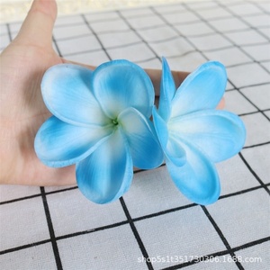 Fleurs <span class=keywords><strong>de</strong></span> cheveux en mousse PU LUYI-Hawaii, aspect naturel, Plumeria <span class=keywords><strong>Hibiscus</strong></span> avec tige pour décoration <span class=keywords><strong>de</strong></span> mariage, fête sur la plage - Product Image 3