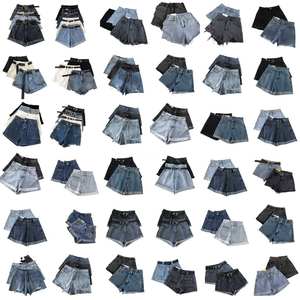 Short en jean d'été <span class=keywords><strong>Jeans</strong></span> courts stretch à taille haute pour femmes Fabricant Livraison rapide 7 jours Expédition <span class=keywords><strong>DDP</strong></span> Short en jean - Product Image 1