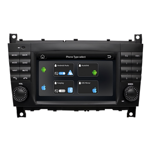Pour <span class=keywords><strong>Mercedes</strong></span>-Benz W203 W209 C180 C200 (04-07) Écran de voiture intelligent Linux 7 pouces, avec Android Auto et CarPlay Lecteur multimédia - Product Image 1