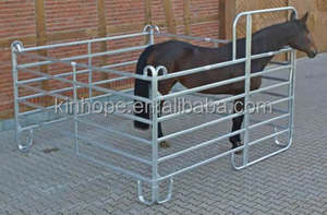 Paneles de corral de caballos de acero galvanizado en caliente, cercas de ganado para jaulas de animales para cría de caballos - Product Image 4