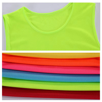 Vestes de football légères de couleur unie en gros, maillot de football, gilets d'entraînement de football pour enfants et adultes