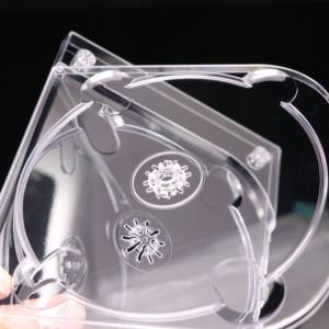 WEISHENG Boîtes de rangement transparentes pour DVD Blu-ray, Digipak, pour 3 disques, support de disque CD, pour collage sur emballage en carton - Product Image 4