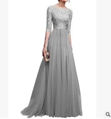 New arrived high quality soft fabric custom made ,long style party wear princess style evening dress