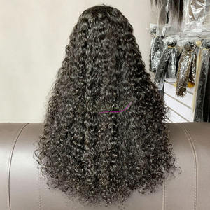 Perruque en dentelle transparente de 26 pouces 5x5 Cheveux Remy Couleurs naturelles Style luxueux - Product Image 4