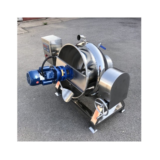 Industrial Vacuum Jacketed Kettle/Steam Cooker/Jacketed Pot With Agitation Corn Sirup Sugar Syrup Mixing Kettle Cooking Kettle