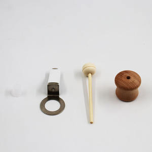 Empty <b>5ml</b> 8ml 10ml Clear Glass <b>Perfume</b> <b>Bottle</b> for Car Air Freshener Diffuser with Screen Printing and Wooden Lid - Product Image 5