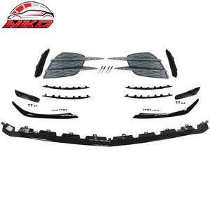 Compatible con Benz W177 A35 20-22, Estilo AMG, Labio de Parachoques Delantero con Rejilla, Moldura Brillante de PP, Accesorio Exterior de Alta Calidad - Product Image 1