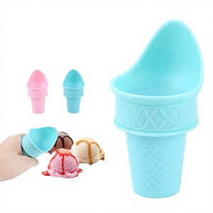 Tendances 2026 Nouveautés Cuillères et empileurs à glace en plastique écologiques Ustensiles de cuisine Lavables au lave-vaisselle - Product Image 2