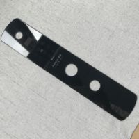 Serrure de porte intelligente personnalisée avec écran tactile, verre trempé percé, panneau en verre intelligent de 3 mm, panneau de couverture semi-transparent en verre.