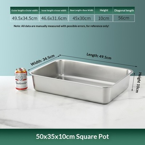 Bac à litière pour <span class=keywords><strong>chat</strong></span> en acier inoxydable extra large à parois hautes, plateau métallique anti-odeur, anti-adhésif, anti-éclaboussures, toilette pour animaux <span class=keywords><strong>de</strong></span> compagnie, vente en gros - Product Image 6