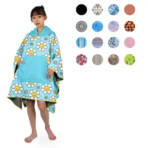 china top ten selling quick dry soft hooded towel for children