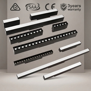 Système d'éclairage sur <span class=keywords><strong>rail</strong></span> LED magnétique en aluminium ultra-mince de 20 mm avec alimentation magnétique pour éclairage commercial intérieur - Product Image 5