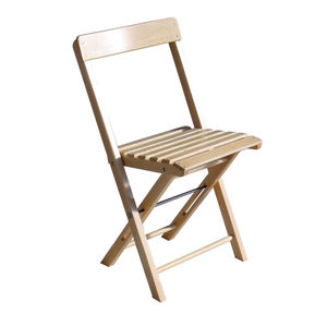 Sedia Pieghevole in Legno the First in bianco - Product Image 1