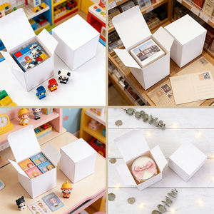 Custom logo <b>White</b> Folding Product <b>Boxes</b> Corrugated Cardboard Paper <b>Gifts</b> Box Packaging - Product Image 3