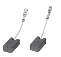 Jeu de balais de charbon 1607000V37 6*10*17mm à arrêt automatique, compatibles avec les meuleuses d'angle GWS13-125 GWS17-125, pièces de rechange pour outils électriques