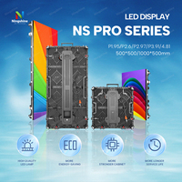 Écran LED de location HD P2.6 P2.9 3.91 500x1000, intérieur et extérieur, panneau d'affichage mural vidéo pour scène d'événement