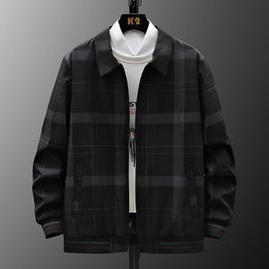 Nouvelle collection automne : Vêtements décontractés pour hommes d'âge mûr, style ville, col à revers, coupe ample, confortables, respirants, tendance et polyvalents - Product Image 3