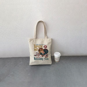 1 pièce Taste Me Carpenter <span class=keywords><strong>Sabrina</strong></span> motif Tote Canvas <span class=keywords><strong>Sac</strong></span> à bandoulière personnalisé pour voyage <span class=keywords><strong>Sac</strong></span> à provisions réutilisable pour femmes - Product Image 6
