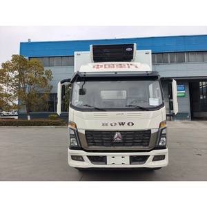 Camión Refrigerado HOWO de 160HP, Vehículo de Transporte Refrigerado para el Transporte Refrigerado <span class=keywords><strong>y</strong></span> Congelado de Frutas <span class=keywords><strong>y</strong></span> Carne - Product Image 2