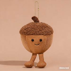 Portachiavi Artigianale in Morbida Lana Feltrata con Design Anime, Simpatici Ciondoli a Forma di Verdura e Frutta: Ciliegia, <span class=keywords><strong>Fragola</strong></span>, Patata, Avocado, Zucca, Mais - Product Image 2