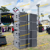 Kotak Speaker Array 2 Way Line 8 inci, peralatan suara Audio profesional, kabinet Speaker suara pasif