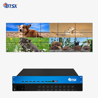 Processeur vidéo HDMI/DP 4K (4 entrées, 18 sorties) avec gestion FPGA et EDID, idéal pour les écrans commerciaux et les salles de contrôle
