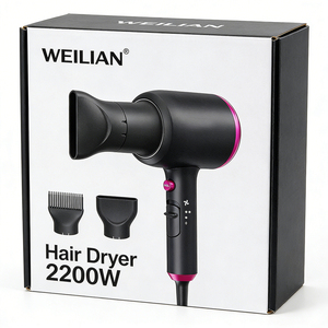 Multi Style Hair Dryer With <b>Comb</b> and Diffuser 3 in 1 Professional Styler Volumizer for Home Salon Use ADVANCED IONIC CARE Built- - Product Image 2