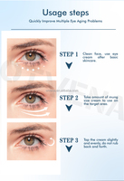 OTVENA Crème pour les yeux raffermissante et hydratante pour une peau lisse Réduit les cernes et les ridules 8ml