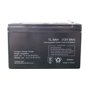 LI UPS batteria batterie al piombo 9AH 12AH 18AH ricaricabili per bici o inverter solare UPS power station