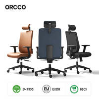 Vente chaude de ménage échantillon gratuit conception originale dossier personnalisé Support de cou chaises de bureau ergonomiques