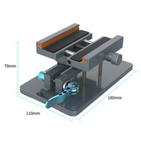 Support rotatif universel pour iPhone X 11 12 Pro, outil de réparation de batterie, boîtier en verre cassé, carte mère, 10 pièces
