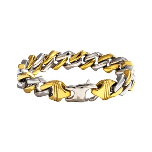 Cross-Border New <b>Titanium</b> Steel Spelling Color Fine Throwing Cuban for Bracelet 316 Stainless Steel Vacuum Plating Direct - Product Image 5