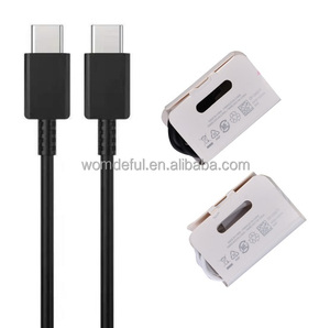Câble USB C 3A PD pour <span class=keywords><strong>Samsung</strong></span> Type C à Type C câble de charge Super rapide Galaxy S22 Ultra 5g S20 Note 20 10 <span class=keywords><strong>A50</strong></span> <span class=keywords><strong>cordon</strong></span> de chargeur - Product Image 1