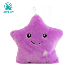 Wholesale 35cm <b>LED</b> Flash Lighting <b>Star</b> Plush Toys Light Soft Baby Toy Glowing Cushion up <b>Led</b> <b>Stars</b> Pillow - Product Image 4