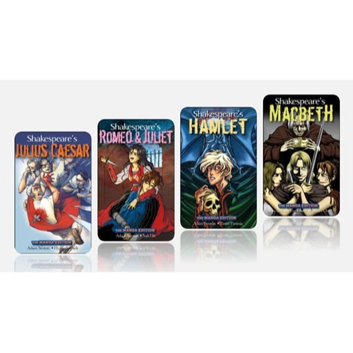 Shakespeare comics-4 volumes-black and white-on daurin paper