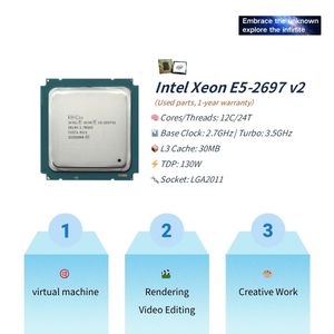 Nuovo Kit scheda madre X79 per postazione di lavoro per PC Desktop Set Combo Intel Xeon E5 2697 V2 CPU con <span class=keywords><strong>DDR3</strong></span> ECC nuovo prodotto X79 scheda madre - Product Image 2