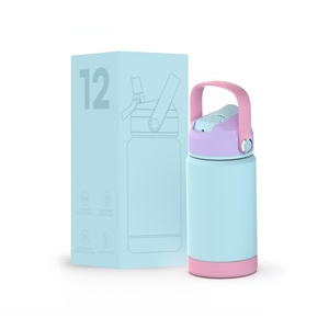 Botella de Agua de Viaje Aislada de Acero Inoxidable de Doble Pared con Logotipo Personalizado, Frasco de Vacío de Boca Ancha para Deportes al Aire Libre - Product Image 1