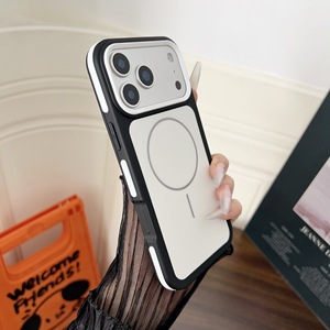 Nouvelle conception, double couleur, coque de téléphone portable magnétique antichoc effet peau pour iPhone 17 16 Pro <span class=keywords><strong>Max</strong></span> 17 <span class=keywords><strong>Air</strong></span> - Product Image 4