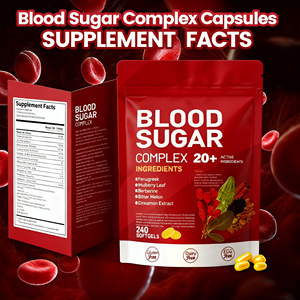كبسولات مركبة لدعم مستوى السكر في الدم للبالغين مع 20 نوعًا من المستخلصات العشبية، مبيعات ساخنة - Product Image 3