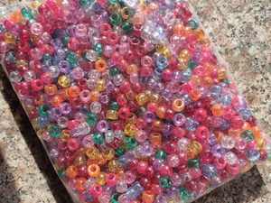 ลูกปัดพลาสติกทรงม้าหลากรูปทรงขนาด6*9มม.,ลูกปัดสำหรับร้อยผมเปียอุปกรณ์เสริมสำหรับเด็ก - Product Image 5