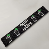 Tapete de Silicona para Barra - Resistente, Antideslizante, Ecológico, Negro, Certificado CE, Accesorios Profesionales para Barra, Diseño Moderno, para Hielo