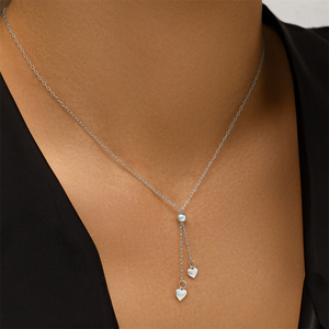 Colliers superposés CANNER en argent S925 avec pendentif papillon ajouré, perles et zircons géométriques, pour femme - Product Image 4