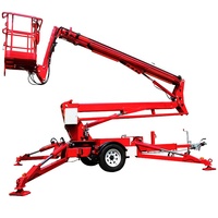 16m charge 200kg cherry picker grue remorque échelle roue télescopique araignée Boom Lift