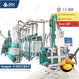 2023 BEST Selling Small Scale Roller Electric Commercial Corn Maize Milling Machine for Mini Flour Grinding Processing Plant