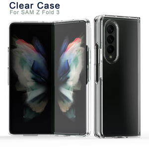 Funda transparente acrílica para teléfono a prueba <span class=keywords><strong>de</strong></span> golpes para <span class=keywords><strong>Samsung</strong></span> <span class=keywords><strong>Z</strong></span> <span class=keywords><strong>Fold</strong></span> <span class=keywords><strong>3</strong></span> 5G Soft TPU + PC Skin-Feel China Factory <span class=keywords><strong>Precio</strong></span> al por mayor Funda para teléfono - Product Image 1