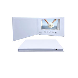 Carte de vœux numérique personnalisée, écran IPS de 7 pouces, dépliant vidéo vierge A5 pour les invitations de <span class=keywords><strong>mariage</strong></span> - Product Image 2